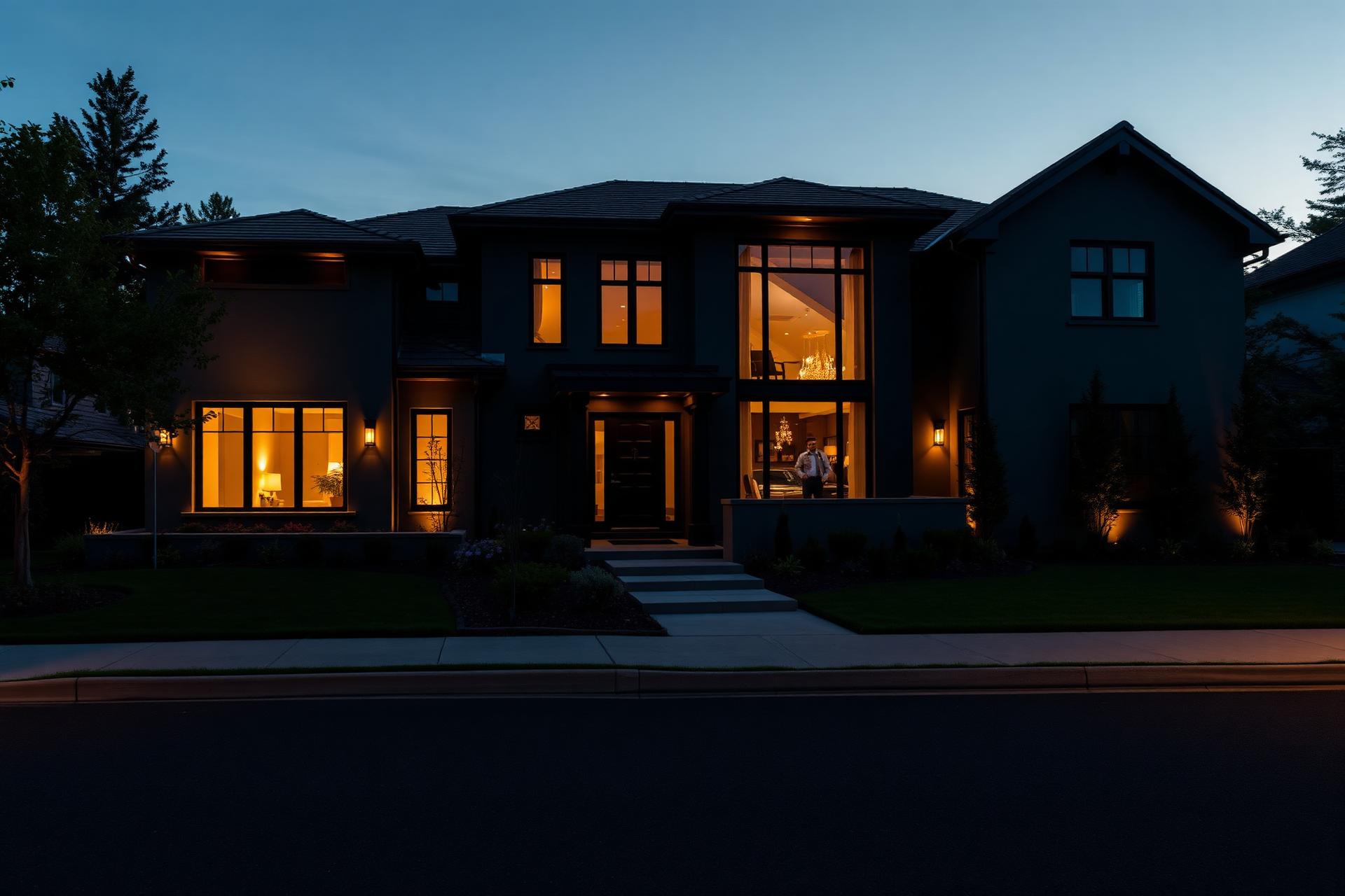 Premium residential investment property at dusk